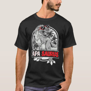 Camiseta Papasauro T Rex Dinosaur Funny Familia Papa Saurus