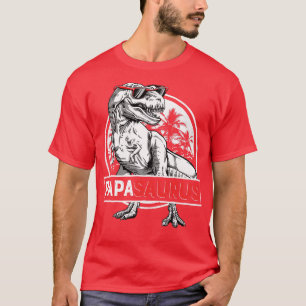 Camiseta Papasauro T rex Papa Saurus Dinosaur Hombres Papá