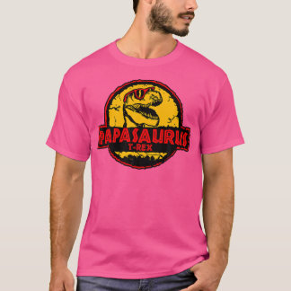 Camiseta Papasaurus Dinosaur Dadasaurus Rex Funny Dino Dad
