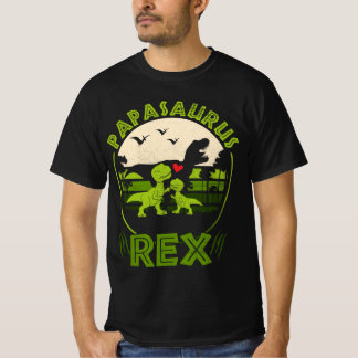 Camiseta Papasaurus Rex Día del Padre Gracioso Guay