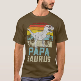 Camiseta Papasaurus Rex Dinosaur Papa Saurus Family Matchi