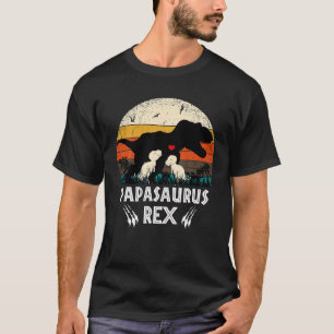 Camiseta Papasaurus TRex Papa Saurus Dinosaurio Papá