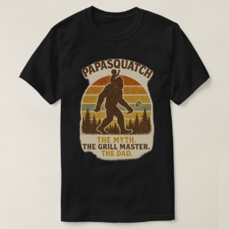 Camiseta Papasquatch - El mito. El Maestro Grill. El papá.