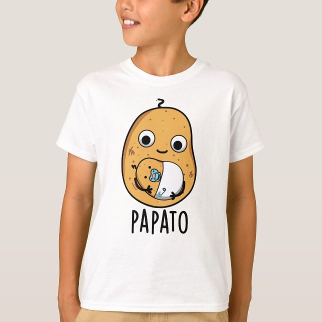 Camiseta Papato Funny Potato Pun (Anverso)