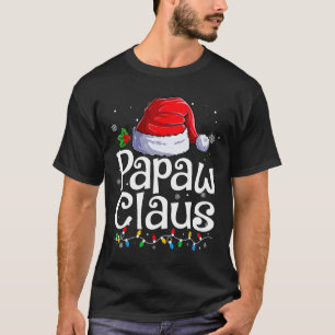 Camiseta Papaw Claus Xmas Santa Mateo Navidades familiares 