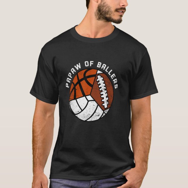 Camiseta Papaw De Ballers Funny Voleibol (Anverso)
