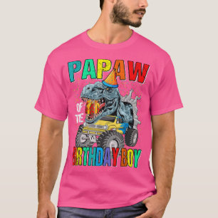 Camiseta Papaw Del Monstruo Del Nacimiento Del Camión Dinos