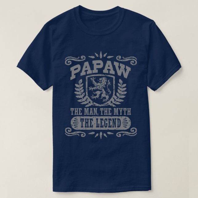 Camiseta Papaw El Hombre El Mito La Leyenda (Diseño del anverso)