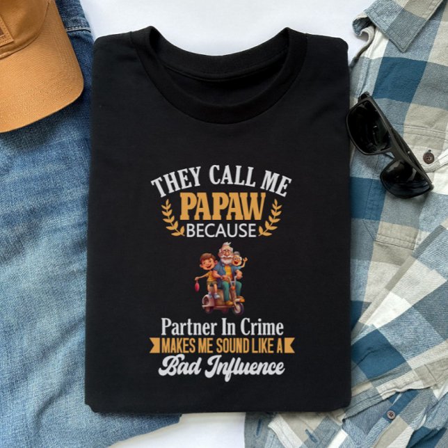Camiseta Papaw gracioso, abuelo, abuelo, Personalizable (Subido por el creador)
