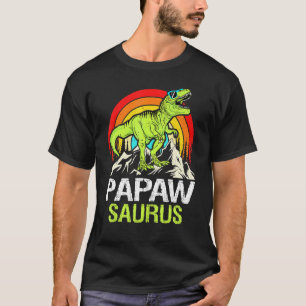Camiseta Papawsaurus Dinosaur Abuelo Papaw Saurus Padre