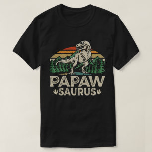 Camiseta Papawsaurus Dinosaur Abuelo Saurus Día del Padre