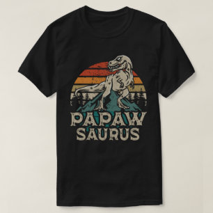Camiseta Papawsaurus Dinosaur Abuelo Saurus Día del Padre