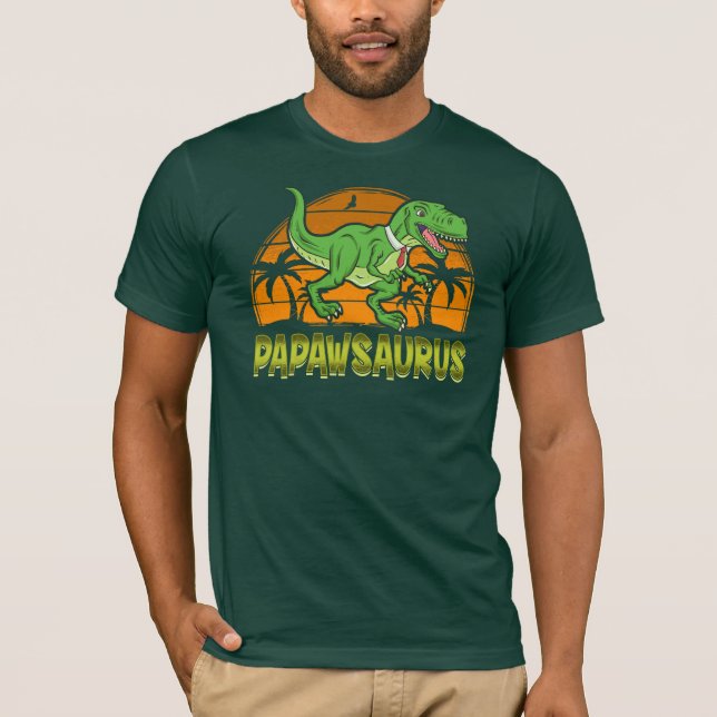 Camiseta Papawsaurus Tyrannosaurus Rex Broma (Anverso)