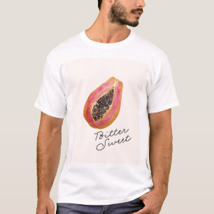 Camiseta Papaya ; Amargo y Dulce