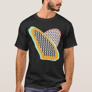 Camiseta Papaya Colorida y Dragón de Frutas de Verano