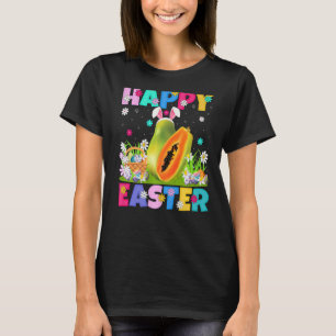Camiseta Papaya Fruit Happy Easter Bunny Papaya Easter Sun