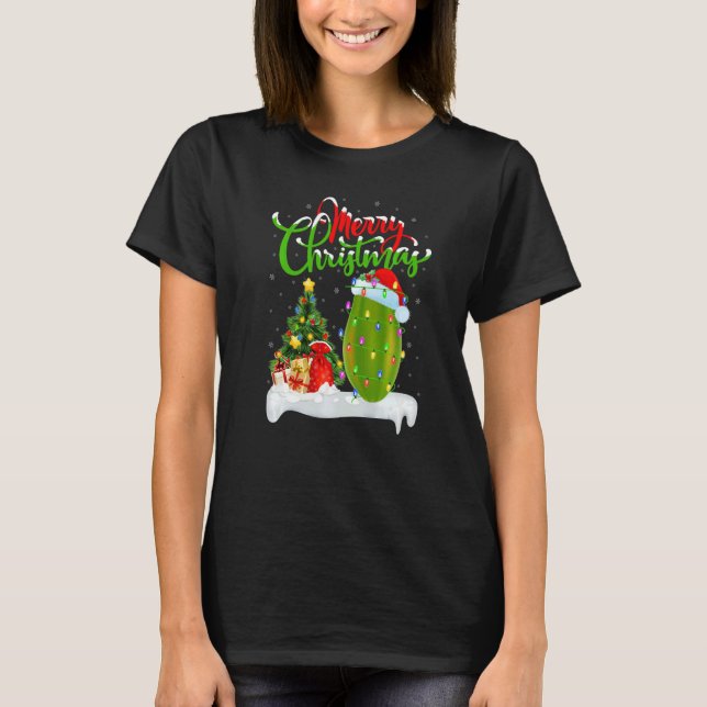 Camiseta Papaya Fruit  Xmas Decorations Santa Papaya Christ (Anverso)