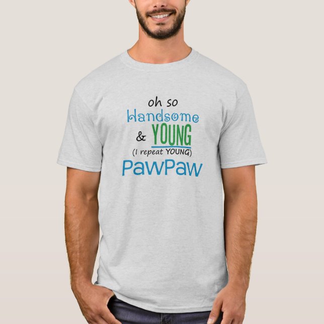 Camiseta Papaya hermosa y joven (Anverso)