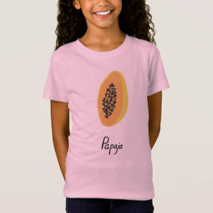 Camiseta Papaya Papaja Fruto holandés Fun Food Art