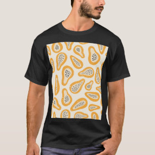 Camiseta Papaya Tropical: Grunge, Mano Cortada.