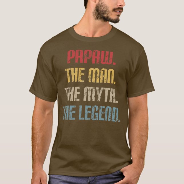 Camiseta PAPEL AL HOMBRE EL MITO LOS HOMBRES LEYENDOS Regal (Anverso)