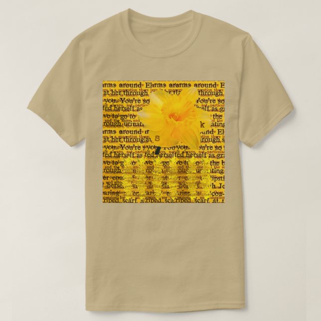 CAMISETA PAPEL AMARILLO (Diseño del anverso)