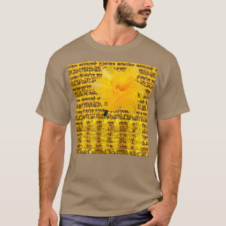 CAMISETA PAPEL AMARILLO
