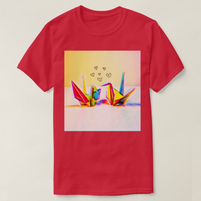 Camiseta Papel Aves (Diseño del anverso)