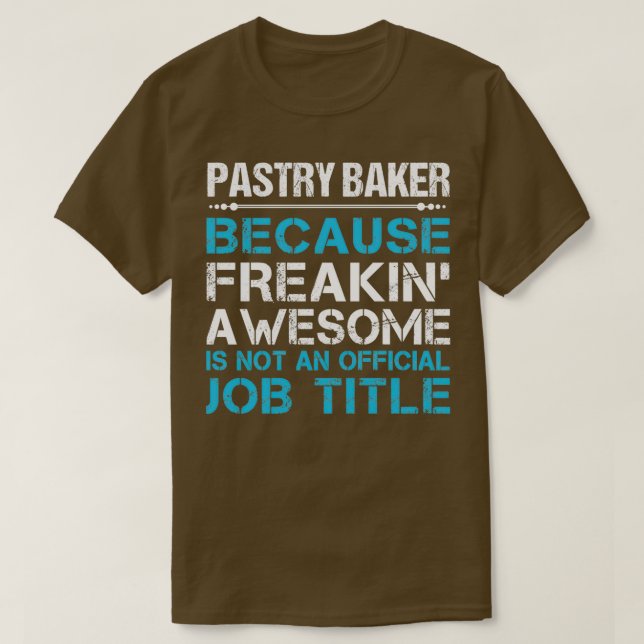 Camiseta Papel Baker Impresionante Trabajo Regalo Artículo  (Diseño del anverso)
