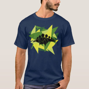 Camiseta Papel compartido Origami Stegosaurus2