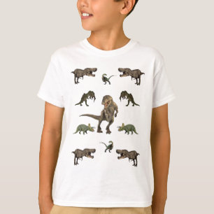 Camiseta Papel de ajuste de dinosaurios
