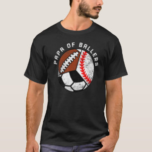 Camiseta Papel De Baloncesto De Fútbol Para Hombres
