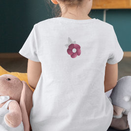 Camiseta Papel de Bouquet de círculo florido en 3D