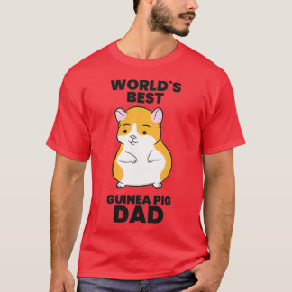 Camiseta Papel de cerdo de Guinea Regalo mundo mejor papá d