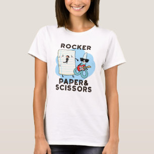 Camiseta Papel De Cohetes Y Tijeras Divertido Juego Pun