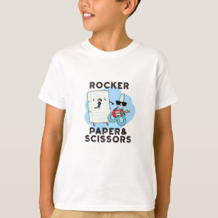 Camiseta Papel De Cohetes Y Tijeras Divertido Juego Pun