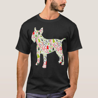 Camiseta Papel de envolvimiento de perro de los navidades