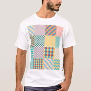 Camiseta Papel de época: fondo textil sin costuras
