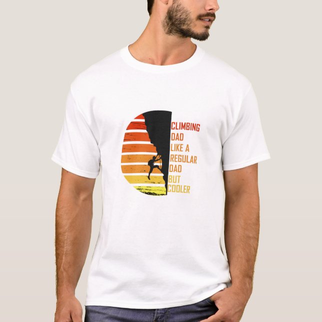 Camiseta Papel de escalada de roca (Anverso)