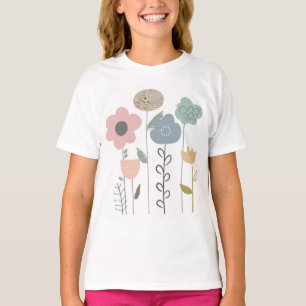 Camiseta Papel de fondo de escritorio de Boho Floral Resume