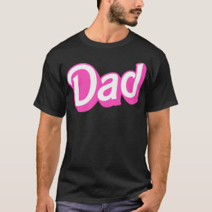 Camiseta Papel de Halloween con fondo de tipografía rosa