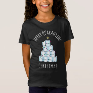 Camiseta Papel de inodoro de árbol de navidad en cuarentena
