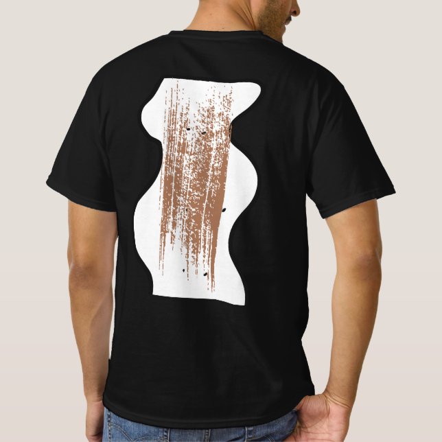 Camiseta Papel de inodoro sucio y gracioso (Reverso)