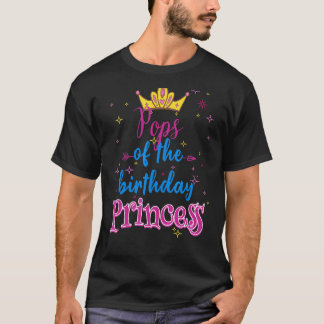 Camiseta Papel De La Familia De La Princesa De Cumpleaños