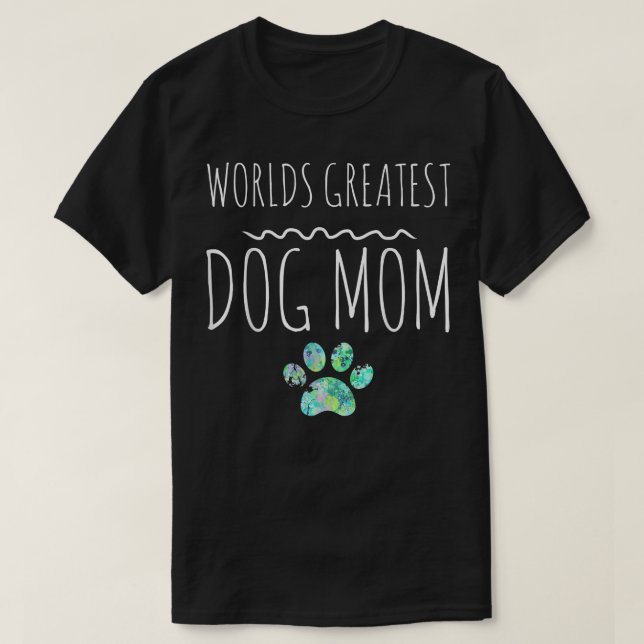 Camiseta Papel de la madre del perro más grande del mundo r (Diseño del anverso)