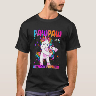 Camiseta Papel de la Princesa de Cumpleaños Chica Dabbing U