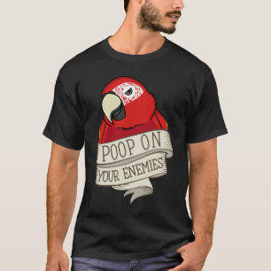 Camiseta Papel De Loro En Tus Enemigos Yo Escarlet Macaw
