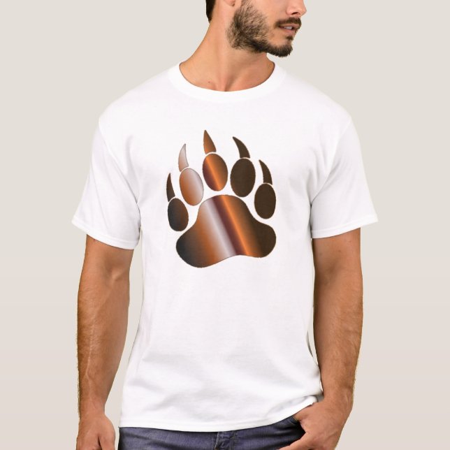 CAMISETA PAPEL DE OSO DE BRONCE DE ACERO MARRÓN (Anverso)