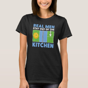 Camiseta Papel De Pickleball Papá Padre Real Hombres No Est