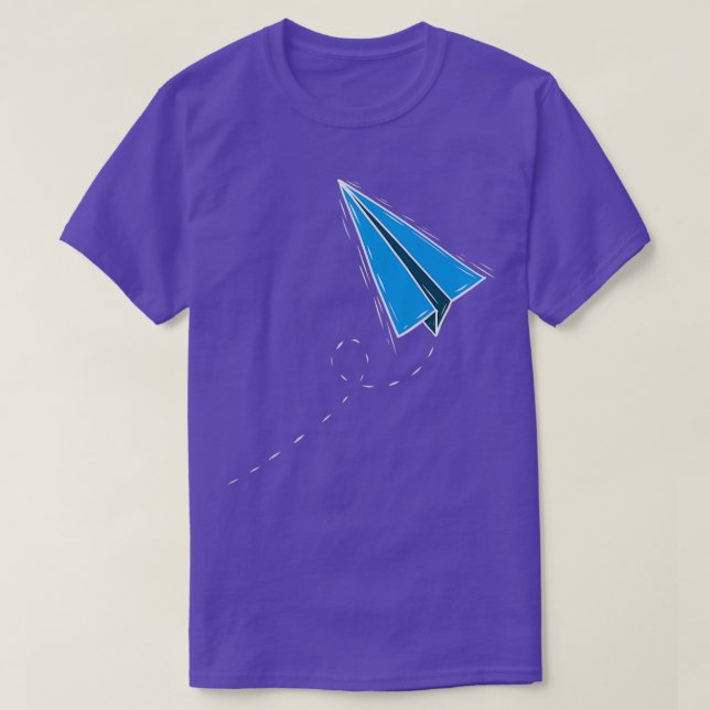 Camiseta Papel de plano de papel plegable maestro simple or (Diseño del anverso)